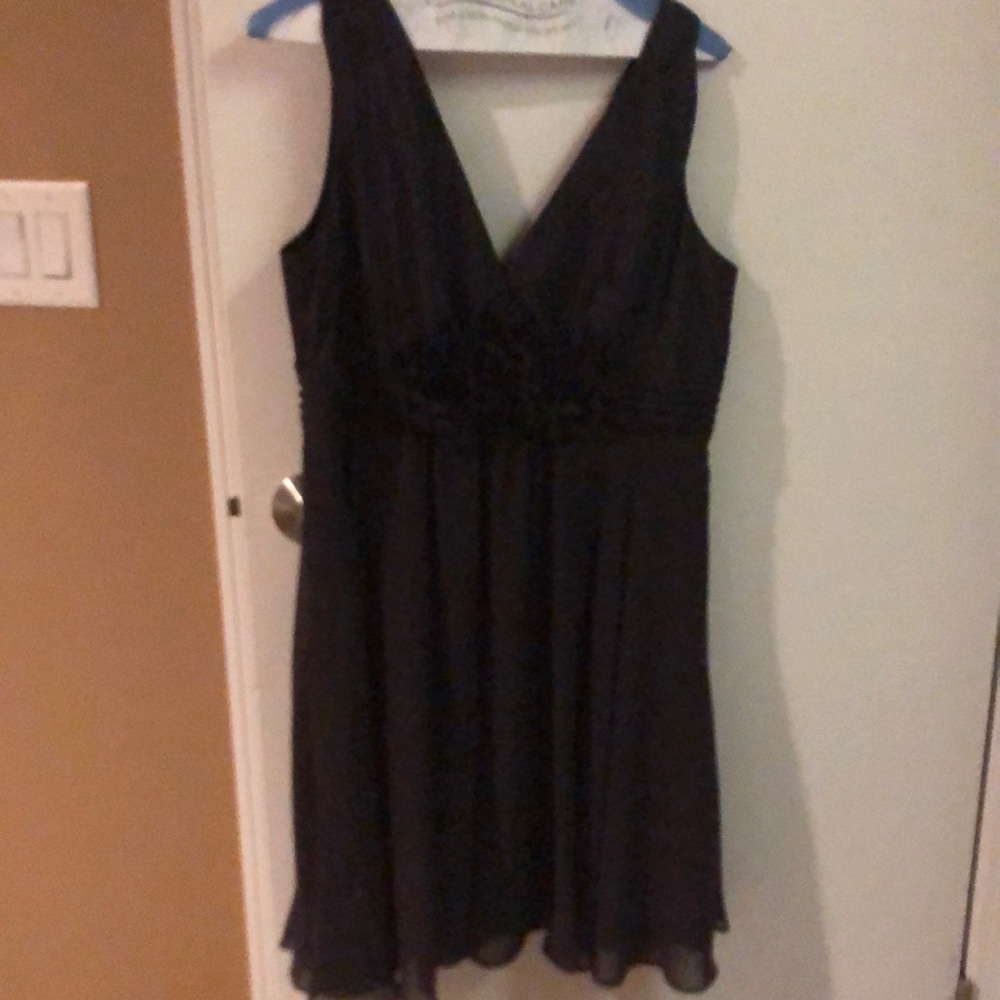 Beautiful dress eggplant color